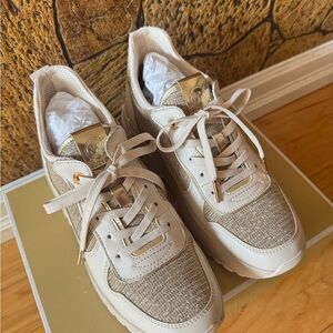 Michael Kors Women's Cream Sneakers